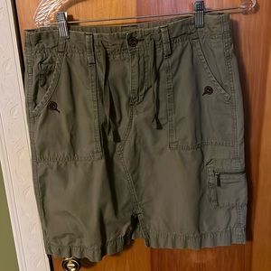 Eddie Bauer green cargo skirt size 6